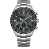 Montre CITIZEN Eco-drive cadran noir bracelet acier