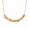 Collier Ginette NY 13 Picture Jasper Or Rose