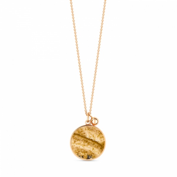 Collier Ginette NY Ever Picture Jasper Disc On Chain