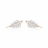 Boucles d'Oreille Ginette NY Diamond Palms Studs