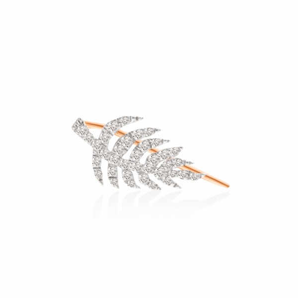 Boucles d'Oreille Ginette NY Diamond Palms Studs