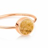 Bague Ginette NY Picture Mini Ever Jasper Disc Ring Or Rose