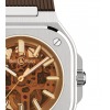 Montre BELL & ROSS BR05 Skeleton Golden Bracelet Caoutchouc