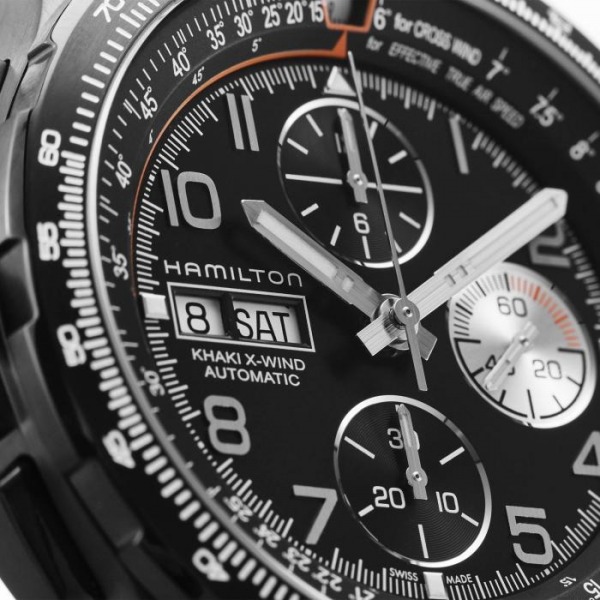 Montre Hamilton Khaki Aviation X-Wind Auto Chrono 45 MM