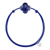 Bracelet Morganne Bello Friandise Trèfle Cordon Bleu Roi Lapis-Lazuli