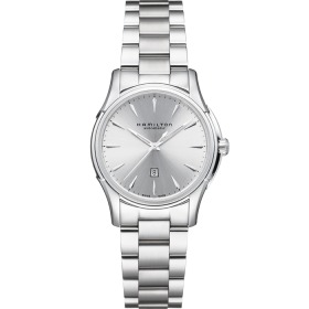 Montre Hamilton Jazzmaster Lady Auto Cadran Argenté Bracelet Acier 34MM