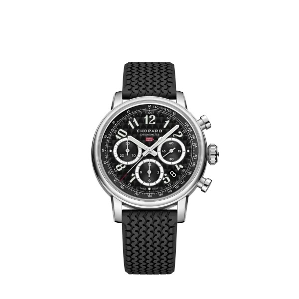 Montre Chopard Mille Miglia Classic Chronograph Bracelet Caoutchouc Noir