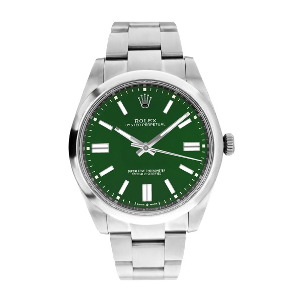 Montre Occasion Rolex Oyster Perpetual Date Cadran Vert
