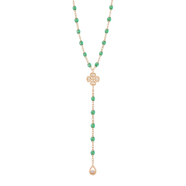 Chapelet GiGi Clozeau Lucky Trèfle Or Rose B1LK006-R