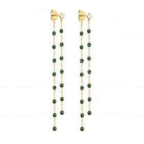 Boucles d'Oreilles gigi CLOZEAU Dansantes Classique Diamants & Or Jaune