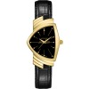 Montre Hamilton Ventura Chrono Quartz Cadran Noir Bracelet Cuir