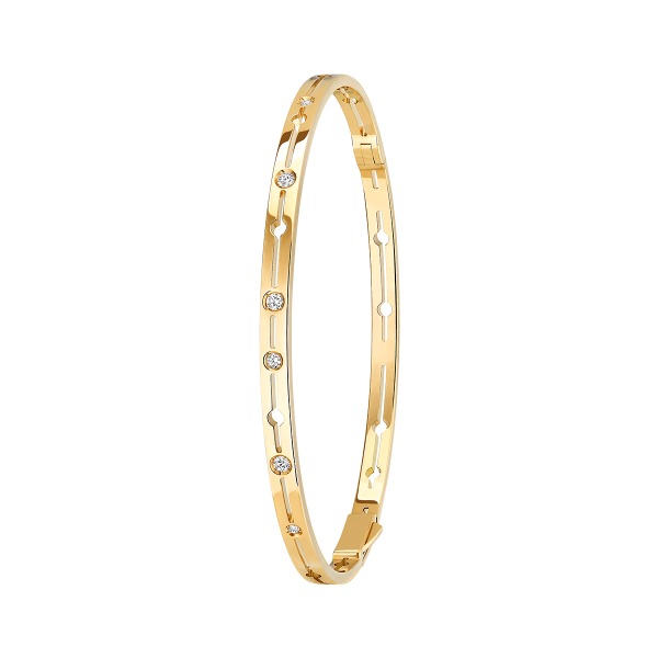 Bracelet Dinh Van Pulse PM Or Jaune et diamants