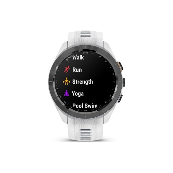 Montre GARMIN Approach® S70 Bracelet Silicone Blanc 42mm