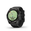 Montre Garmin Epix (Gen 2 Pro) 51mm Sapphire Carbon Gray DLC Titane Bracelet Noir