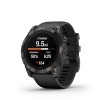 Montre Garmin Epix (Gen 2 Pro) 51mm Sapphire Carbon Gray DLC Titane Bracelet Noir