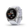 Montre Garmin Epix (Gen 2 Pro) 51mm Sapphire Titane Whitestone Bracelet Blanc