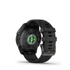 Montre Garmin Fenix 7 Pro Sapphire Solar Edition Carbone Gris DLC Titane Bracelet Noir