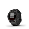 Montre Garmin Fenix 7s Pro Sapphire Solar Carbon Gray Titane Bracelet Noir