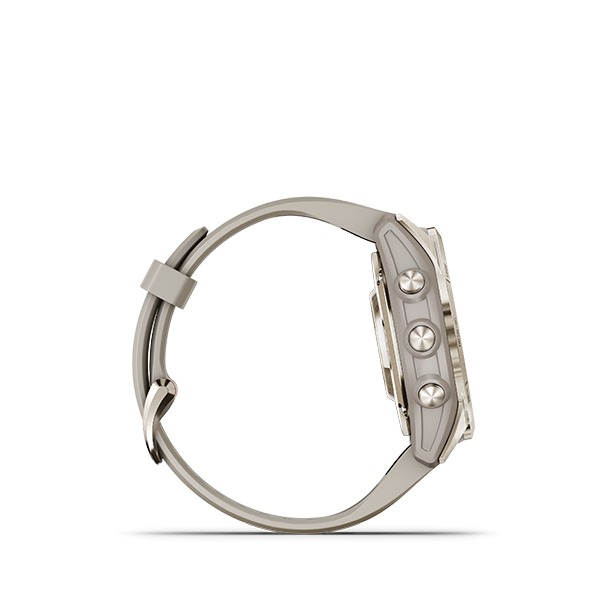 Montre Garmin Fenix 7s Pro Sapphire Solar Gold Bracelet Sable