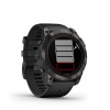 Montre Garmin Fenix 7x Pro Sapphire Solar Carbon Grey Titane Bracelet Noir