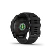 Montre Garmin Fenix 7x Pro Sapphire Solar Carbon Grey Titane Bracelet Noir