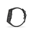 Montre Garmin Fenix 7x Pro Sapphire Solar Carbon Grey Titane Bracelet Noir