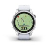 Montre Garmin Epix™ (Gen 2 Pro) 42mm Standart Edition Gray Bracelet Blanc