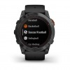 Montre Garmin Fenix 7x Pro Solar Edition Gray Bracelet Noir