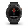 Montre Garmin Fenix 7x Pro Solar Edition Gray Bracelet Noir