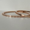 Bracelet Elastique Vanrycke Styloïde Or Rose 18k Diamants