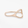 Bracelet Extensible Vanrycke Styloïde Or Rose 18k Semi-Pavé Diamants