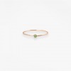 Bague Vanrycke One Capsule Or Rose 18k & Tsavorite Verte