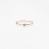 Bague Vanrycke One Capsule Or Rose 18k & Tsavorite Verte