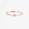 Bague Vanrycke One Capsule Or Rose 18k & Saphir Rose