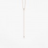 Collier Cravate Vanrycke One Or Rose 18k & Diamants