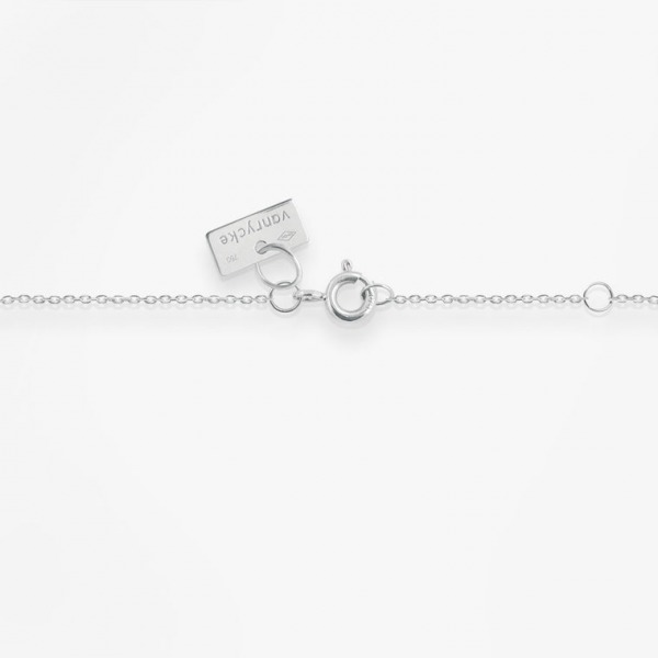 Collier Vanrycke One Or Blanc 18k & Diamant