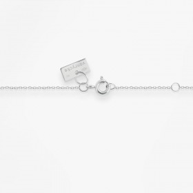 Collier Cravate Vanrycke One Or Blanc 18k & Diamants