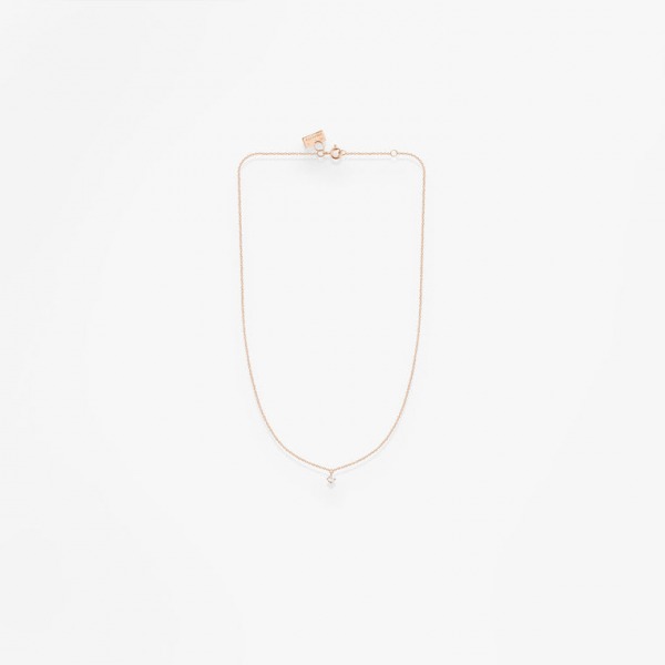 Collier Choker Vanrycke Stardust Or Rose 18k & Diamant