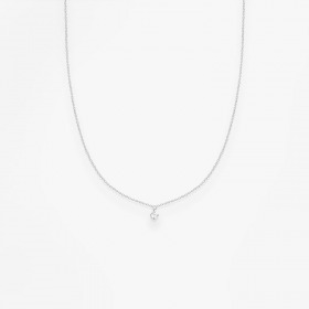 Collier Choker Vanrycke Stardust Or Blanc 18k & Diamant