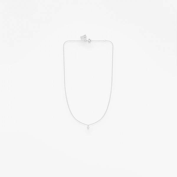 Collier Choker Vanrycke Stardust Or Blanc 18k & Diamant