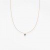 Collier Choker Vanrycke Stardust Or Rose 18k & Diamant Noir