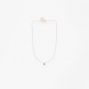 Collier Choker Vanrycke Stardust Or Rose 18k & Diamant Noir