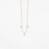 Collier Vanrycke Stardust Or Rose 18k & 3 Diamants