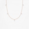 Collier Vanrycke Stardust Or Rose 18k & 5 Diamants