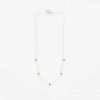 Collier Vanrycke Stardust Or Rose 18k & 5 Diamants Noirs