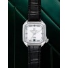 Montre MARCH LA.B AM2 Slim Automatique White Bracelet Alligator Noir