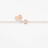Collier Vanrycke ABÉCÉDAIRE "M" Or rose 18k