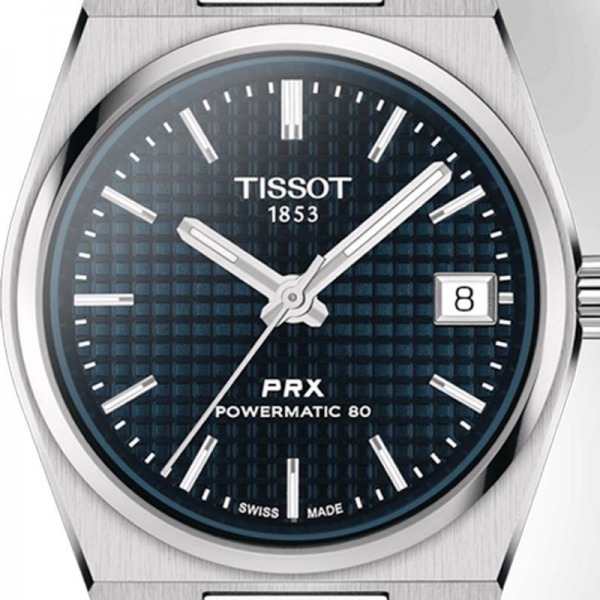 Montre Tissot PRX 35mm Cadran Bleu Bracelet Acier