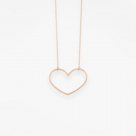 Collier Vanrycke ANGIE Or rose 18k grand modèle