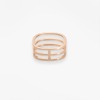 BAGUE Vanrycke CHARLIE triple Or rose 18k et diamants